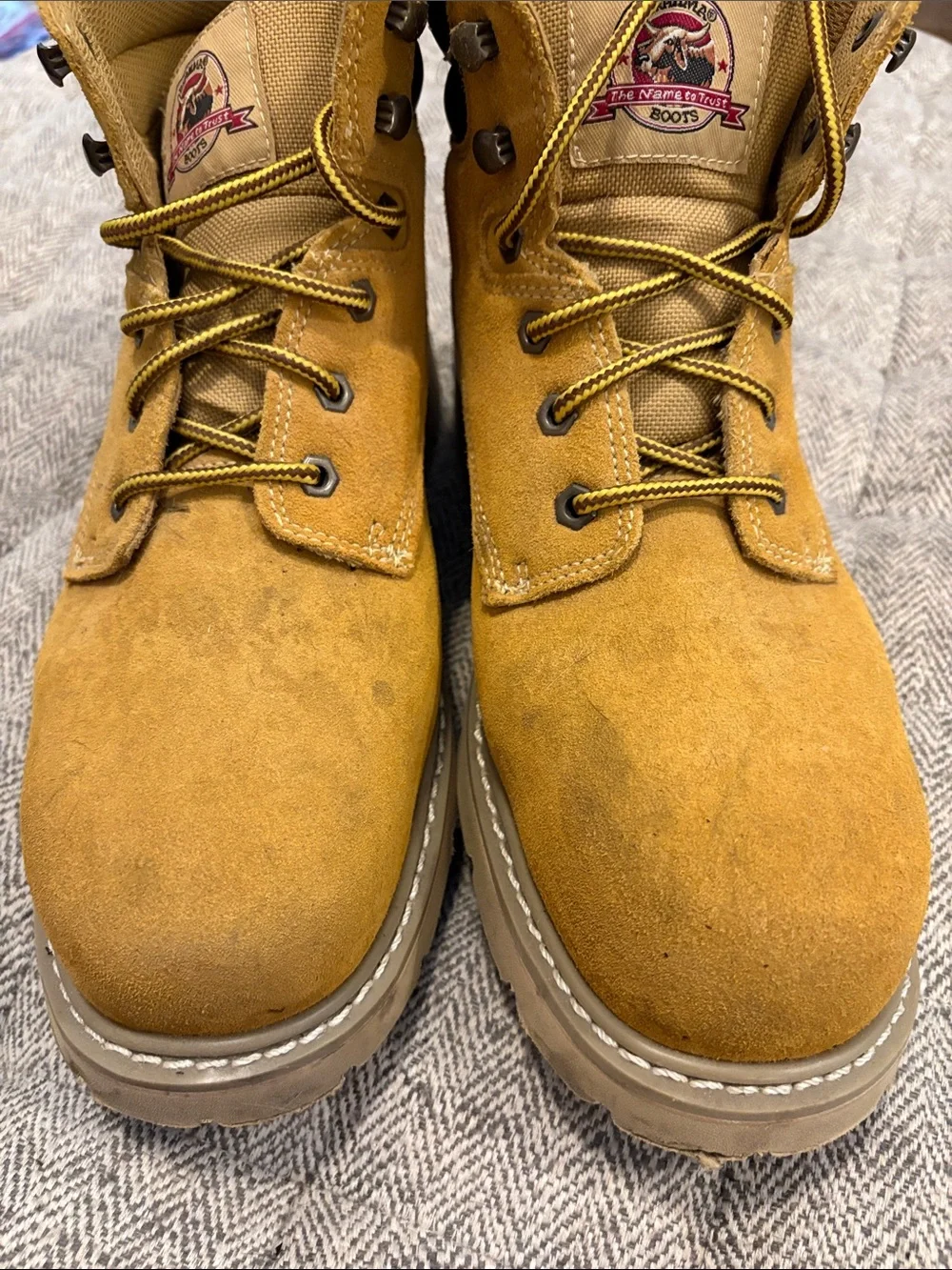 Brahma 6” leather work boots size 10.5
